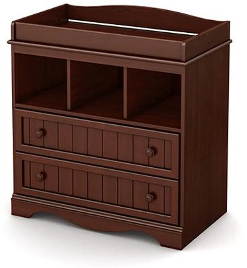 3546330 Savannah Cherry Changing Table with Drawers-1
