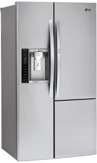 Lg 26 1 Cu Ft Side By Side Door In Door Refrigerator 36 Inch