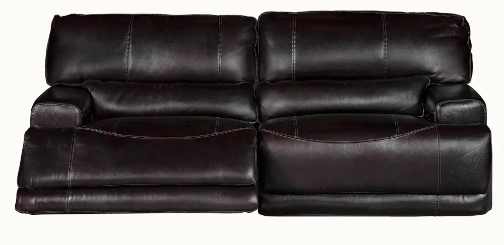 Stampede Blackberry Leather-Match Power Reclining Sofa-1