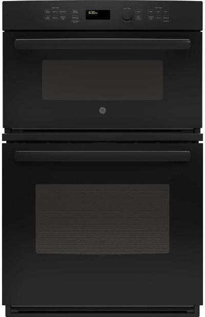 Ge 27 Inch Double Wall Smart Oven 8 6 Cu Ft Black Rc Willey - 27 In Wall Oven Microwave Combo