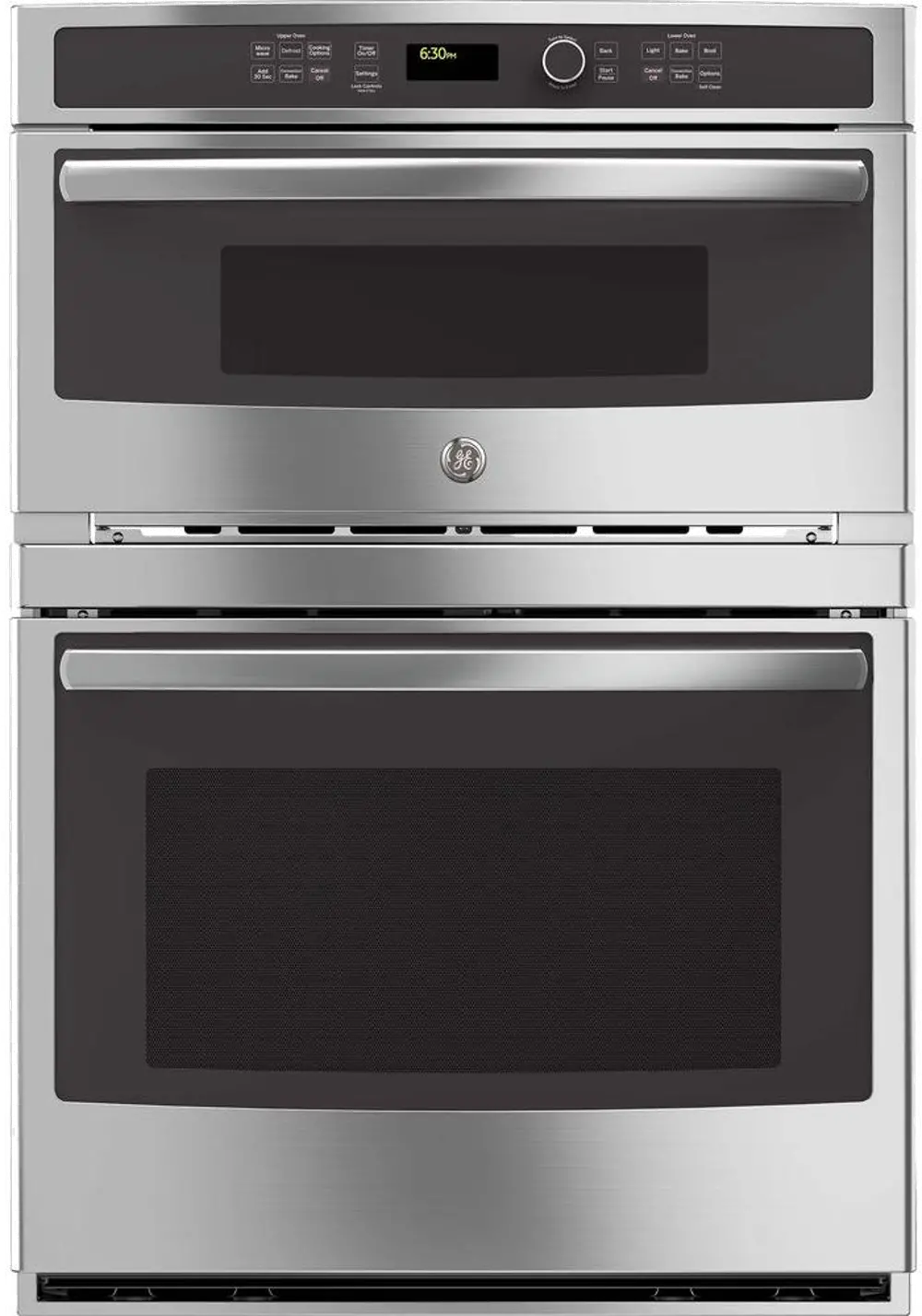 PT7800SHSS GE Profile 6.7 cu ft Combination Wall Oven - Stainless Steel 30 Inch-1