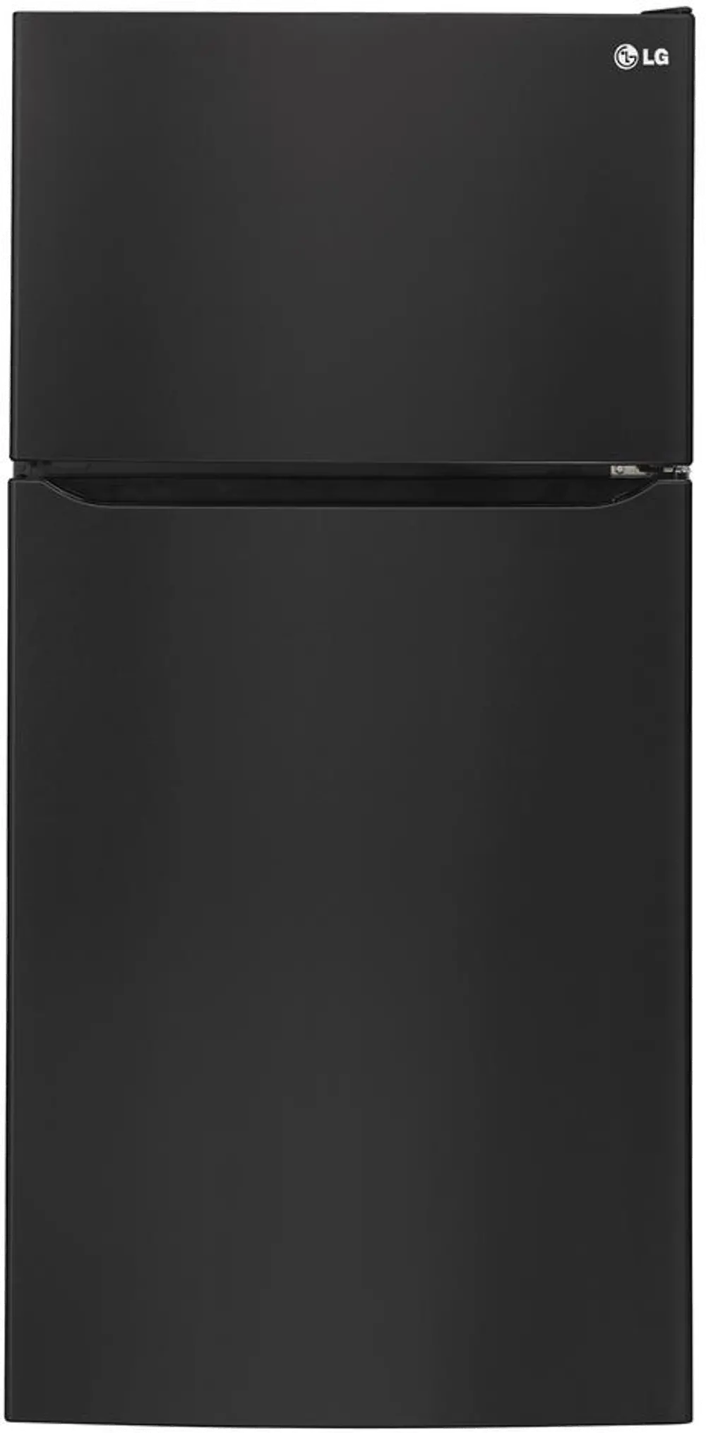 LTCS24223B LG 23.8 cu. ft. Top Freezer Refrigerator - 33 Inch Black-1