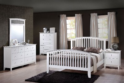 Lawson White 6-Piece Queen Bedroom Set | RC Willey Furniture Store Lawson White 6-Piece Queen Bedroom Set | RC Willey Furniture Store