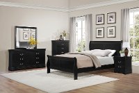 Black Classic 4 Piece King Bedroom Set - Mayville | RC Willey Furniture ...