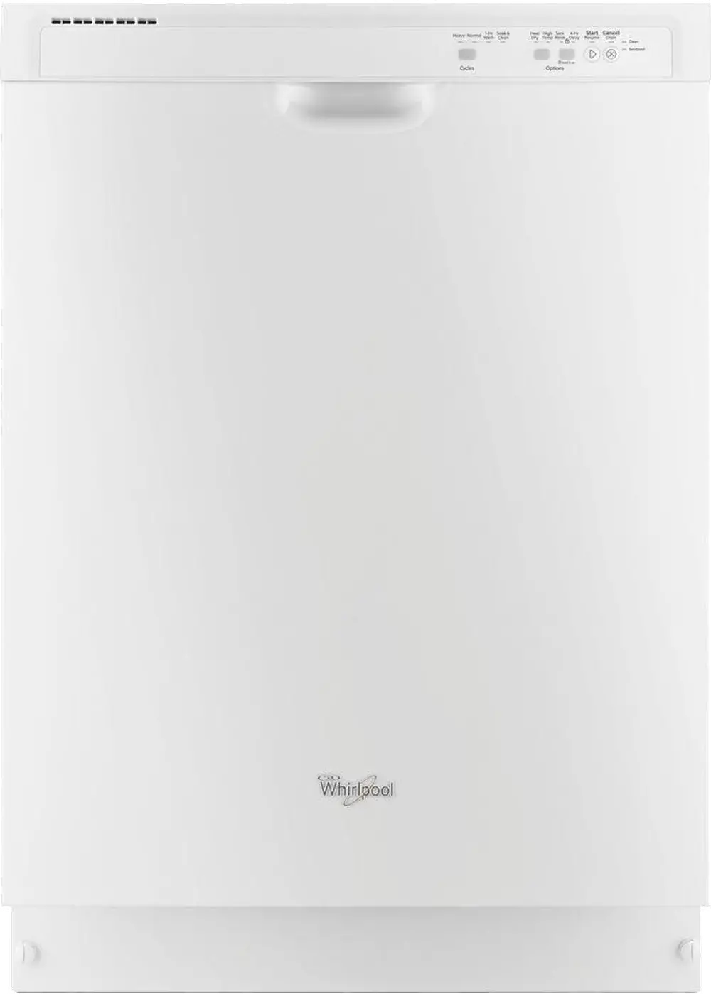 WDF520PADW Whirlpool Front Control Dishwasher - White-1