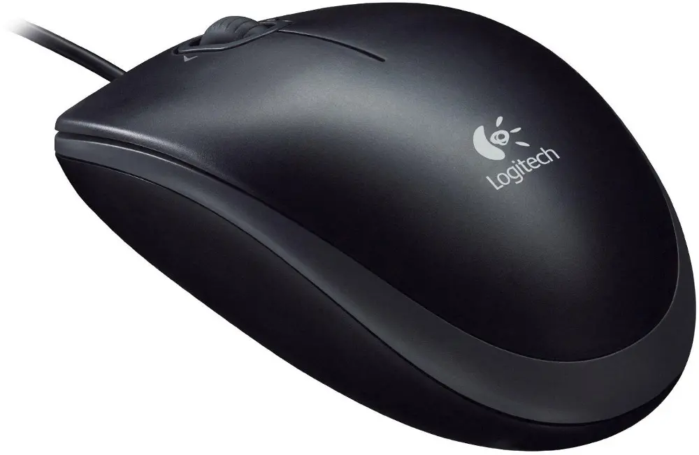 Logitech Mouse M100 - Black-1