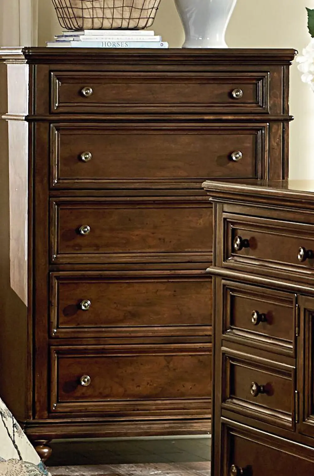 Heritage Brown Chest of Drawers-1