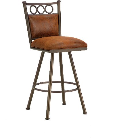 Black And Brown Swivel Counter Height, Sherwood 26 Bar Stool