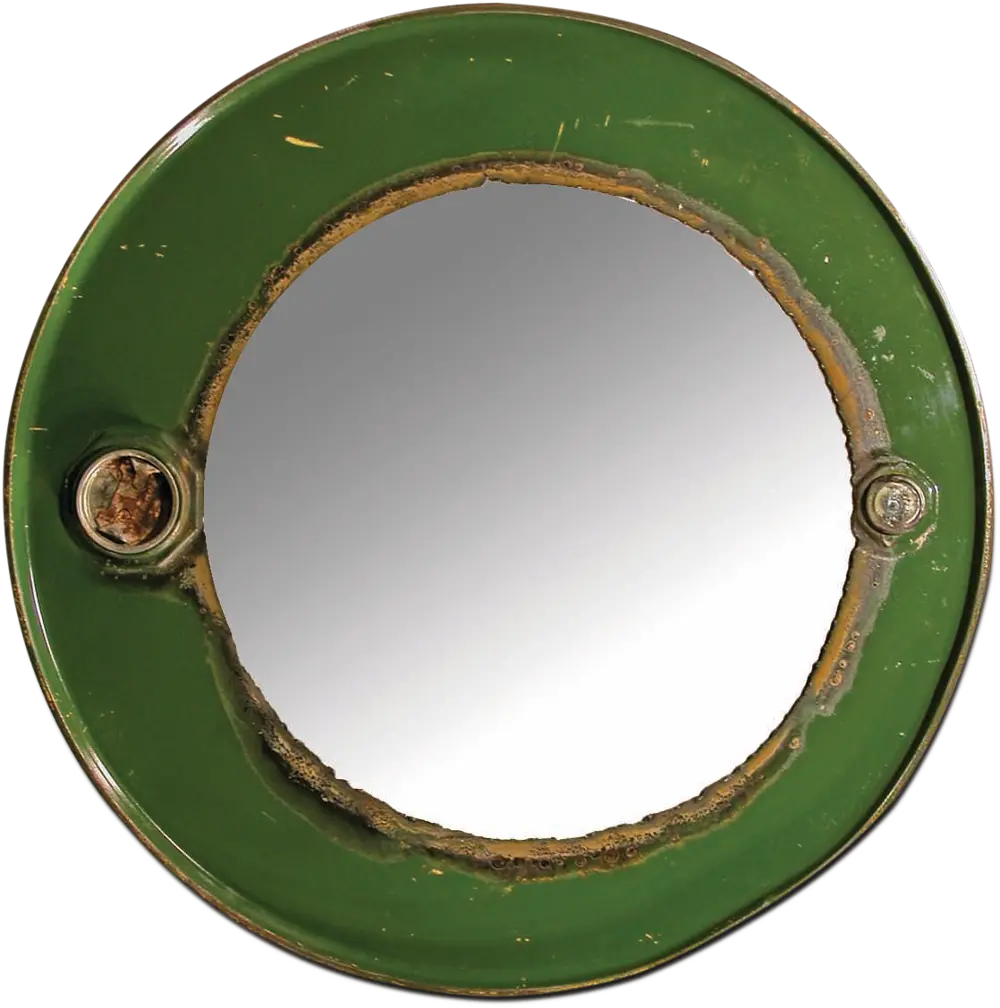 Steam Punk Green Barrel Mirror-1