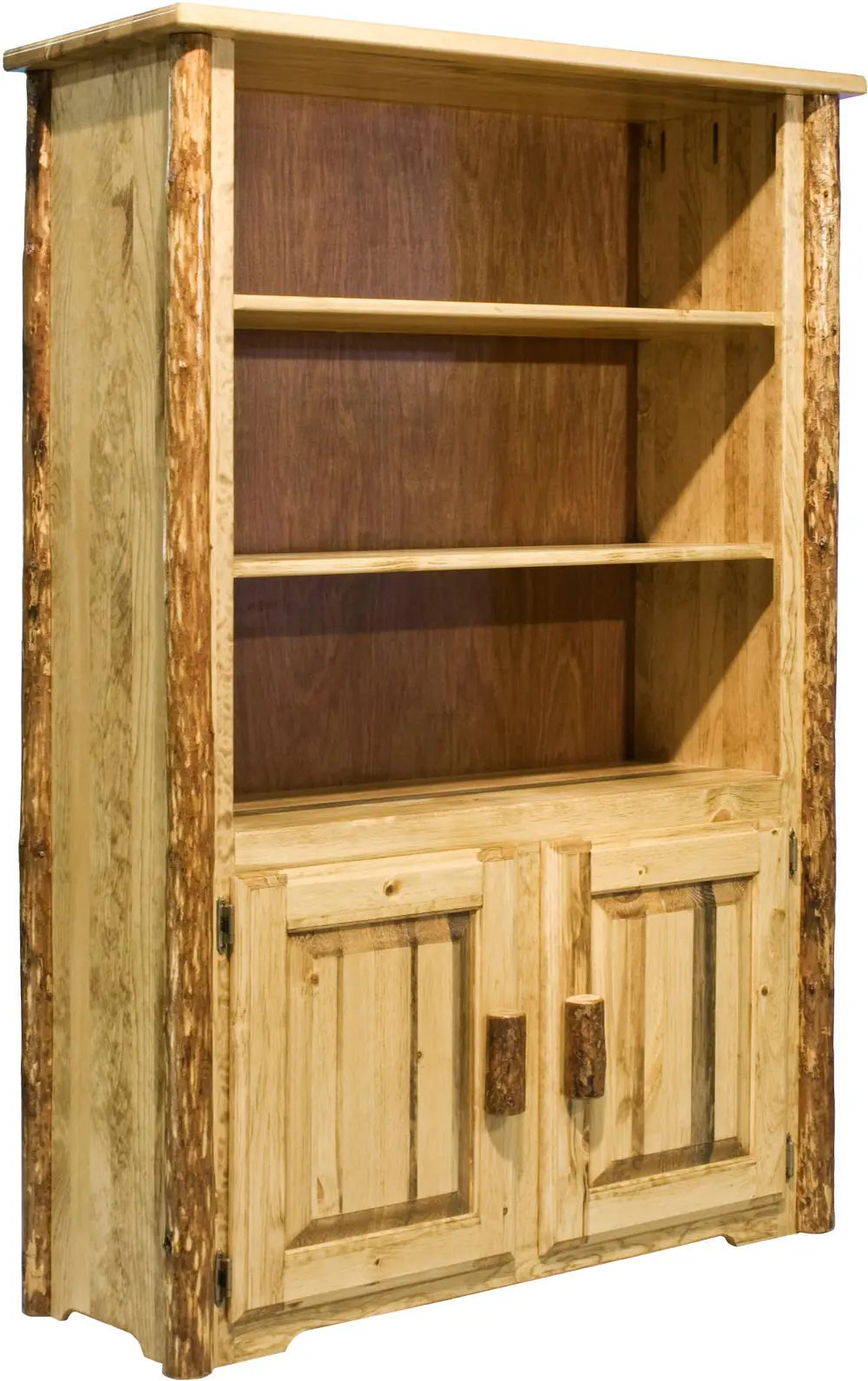 Glacier Country Bookcase with Storage-1