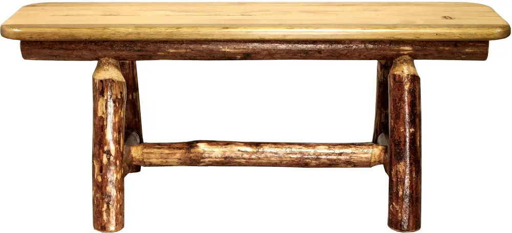 Glacier Country Plank Style Bench (45 Inch)-1