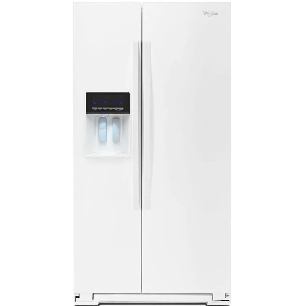 WRS576FIDW Whirlpool Side-by-Side Refrigerator - 36 Inch White-1