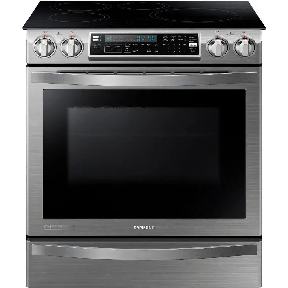 NE58H9970WS Samsung Chef 30 Inch 5.8 cu. ft. Induction Electric Range - Stainless Steel-1