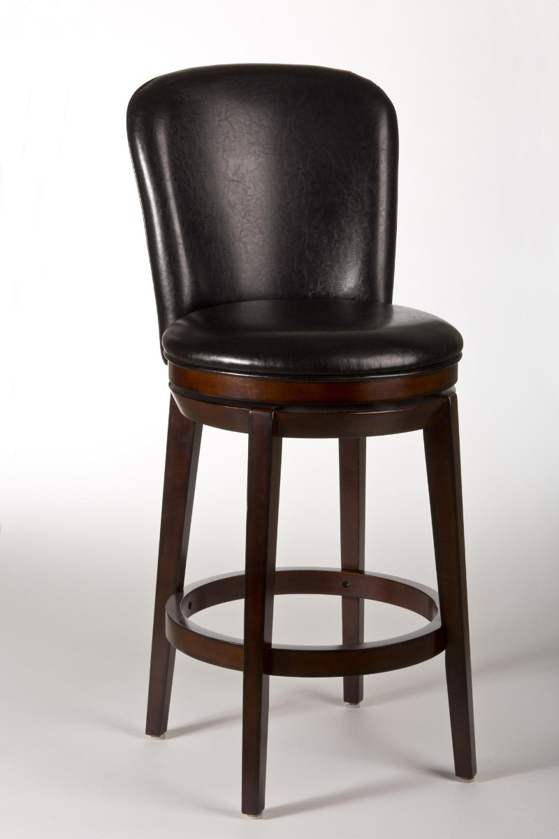 Dark Cherry Swivel Bar Stool Victoria Rc Willey Furniture