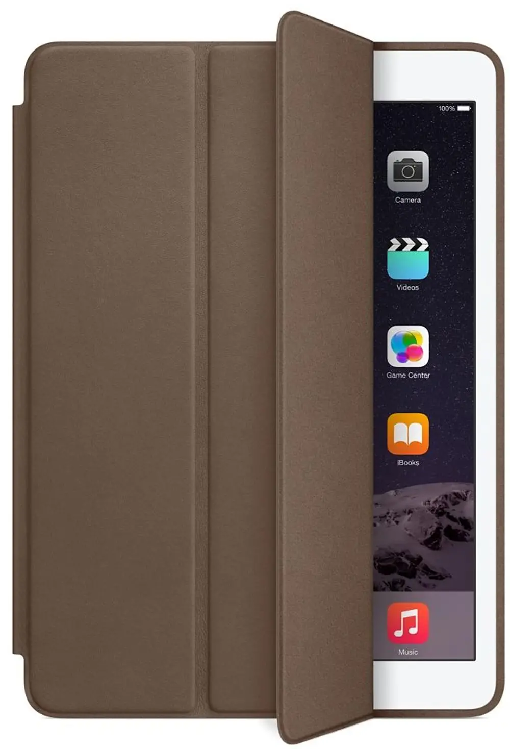 MGTR2ZMA Apple iPad Air 2 Smart Case - Olive Brown-1