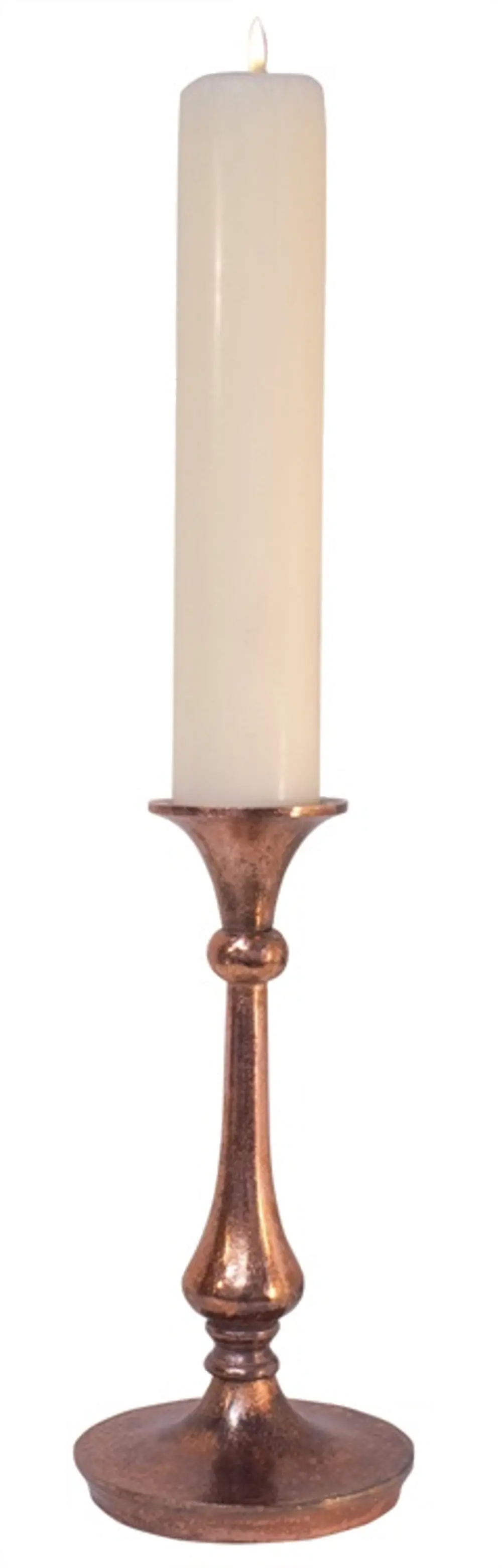 10 Inch Copper Candle Holder-1