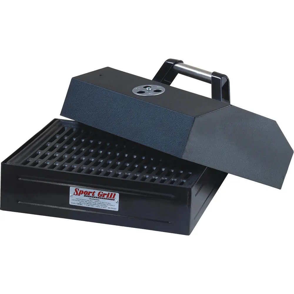 BB100L BBQ Grill Box with Removable Lid-1