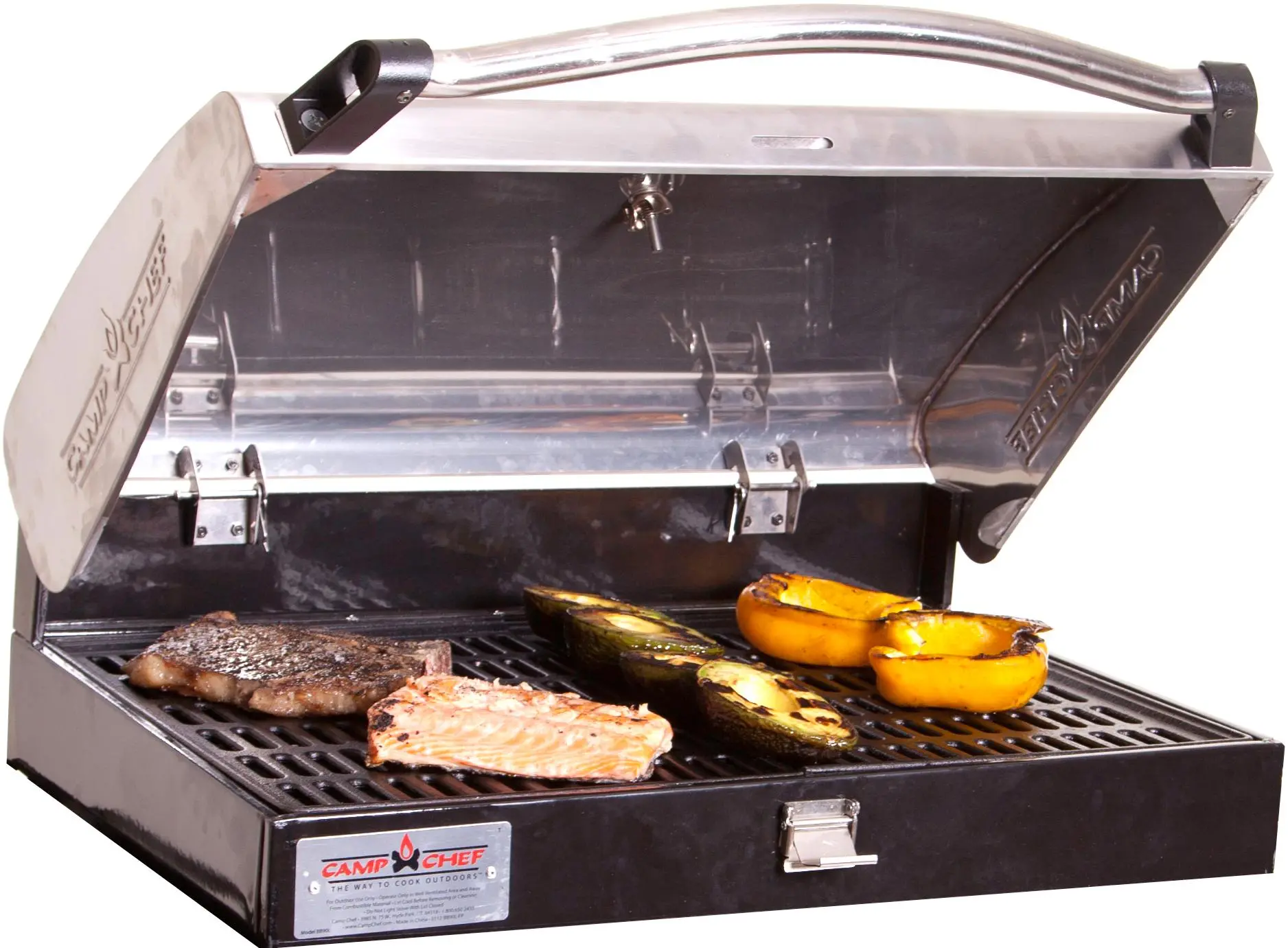 Stainless Steel BBQ Grill Box for Three-Burner Stove