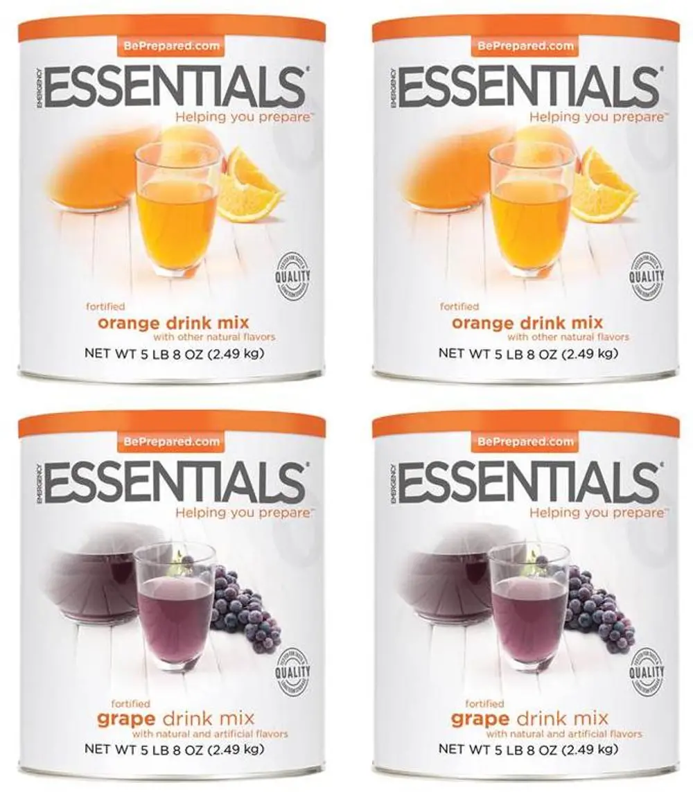 WWR120 Emergency Essentials Variety Drink Mix 4 Pack-1