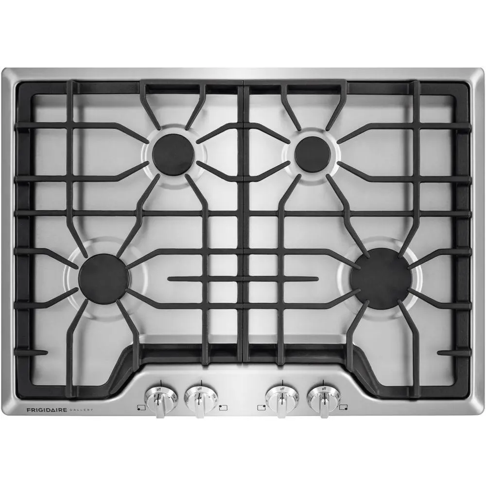 FGGC3045QS Frigidaire Gallery 30 Inch 4 Burner Gas Cooktop - Stainless Steel-1