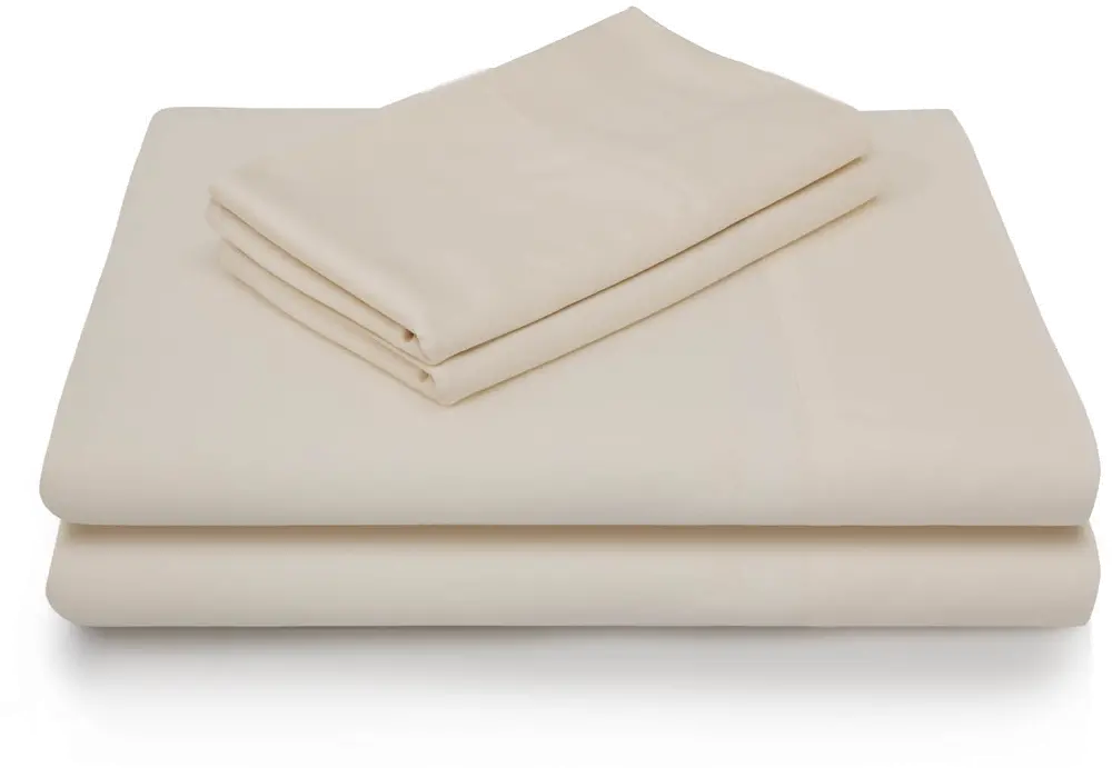 Ivory Rayon from Bamboo King Size Sheet Set-1