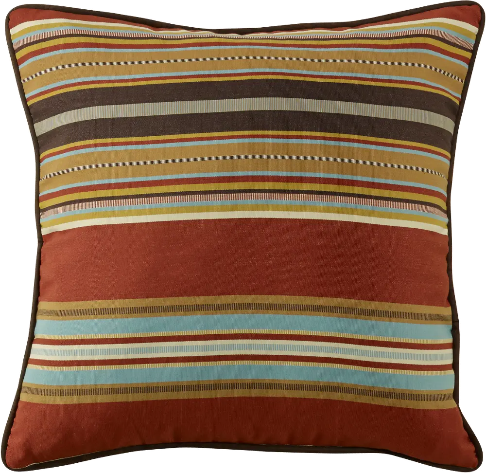 Light Tan Reversible Striped Euro Pillow - Calhoun-1