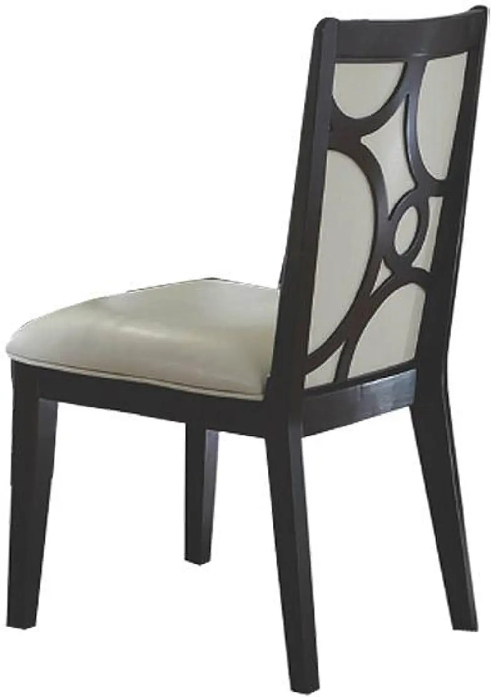 Espresso Upholstered Dining Room Chair - Planet Collection-1