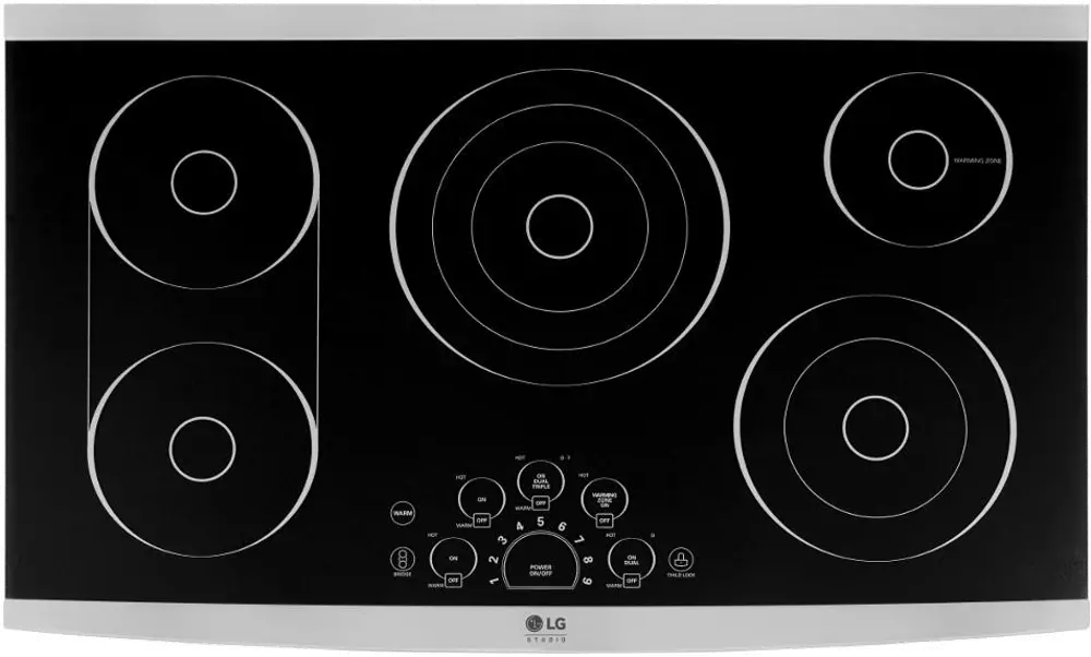 LSCE365ST LG Sudio 36 Inch Smoothtop Electric Cooktop - Stainless Steel-1