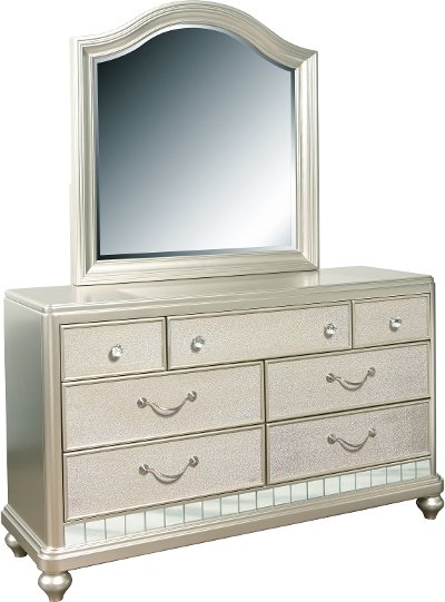 Kid Dressers Bedroom Furniture Rc Willey Lil Diva Champagne Dresser