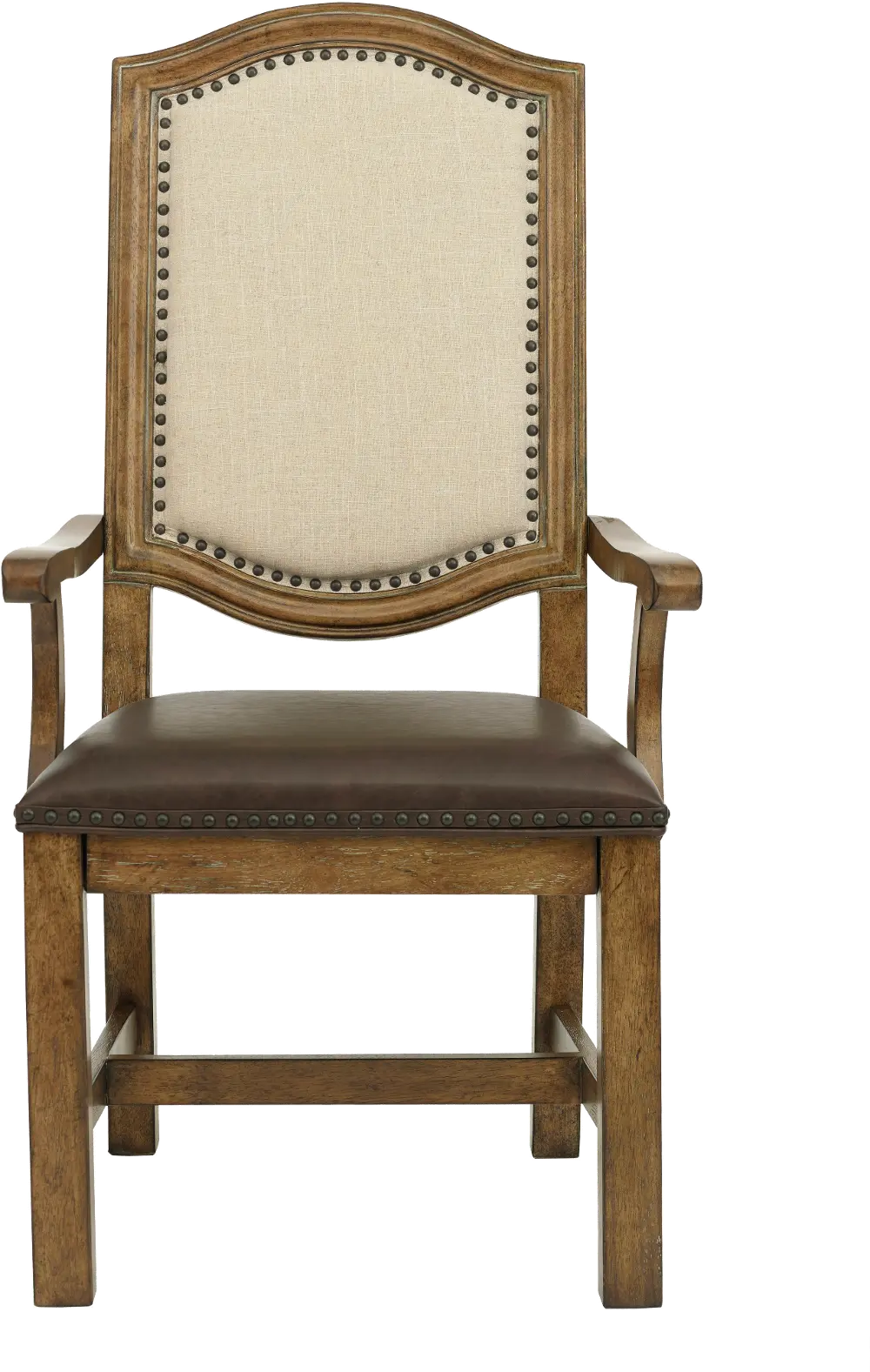 Oak Dining Room Arm Chair - American Attitude -1