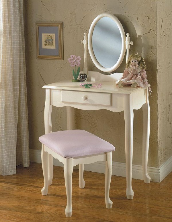 Vanity Sets L Powell Co Furniture Rc Willey Warm Cherry Traditional Vanity Setsave 4050999 Off White Mirror Bench Set