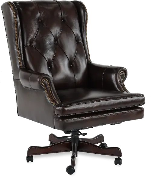 Rockefeller leather executive discount chair