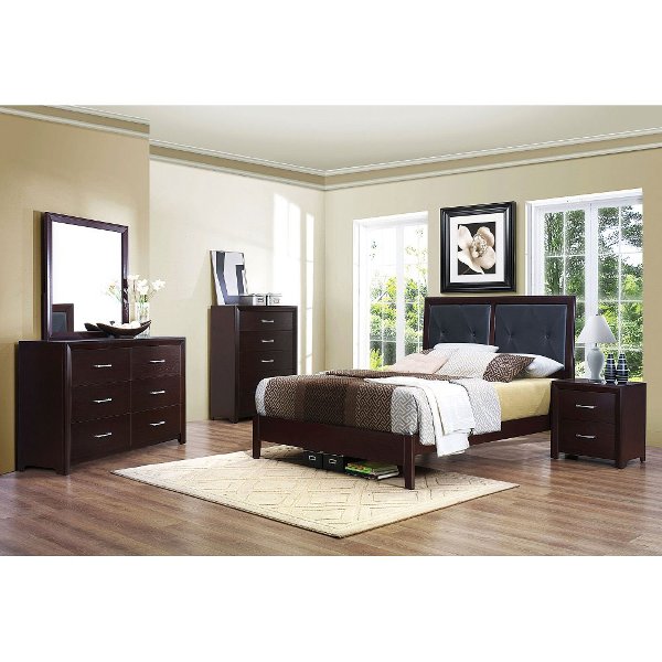 Browse Full Size Bed Sets Rc Willey Furniture Contemporary Casual Espresso 4 Piece Full Bedroom Set Edina