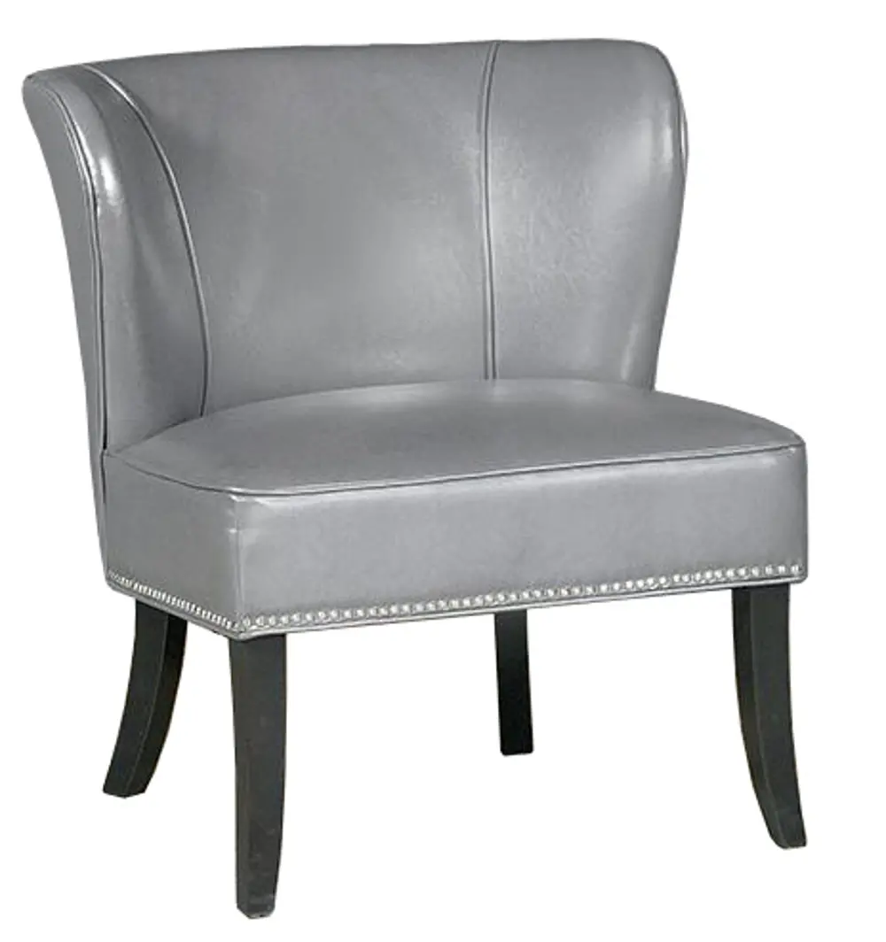 Modern Gray Accent Chair - Hilton-1
