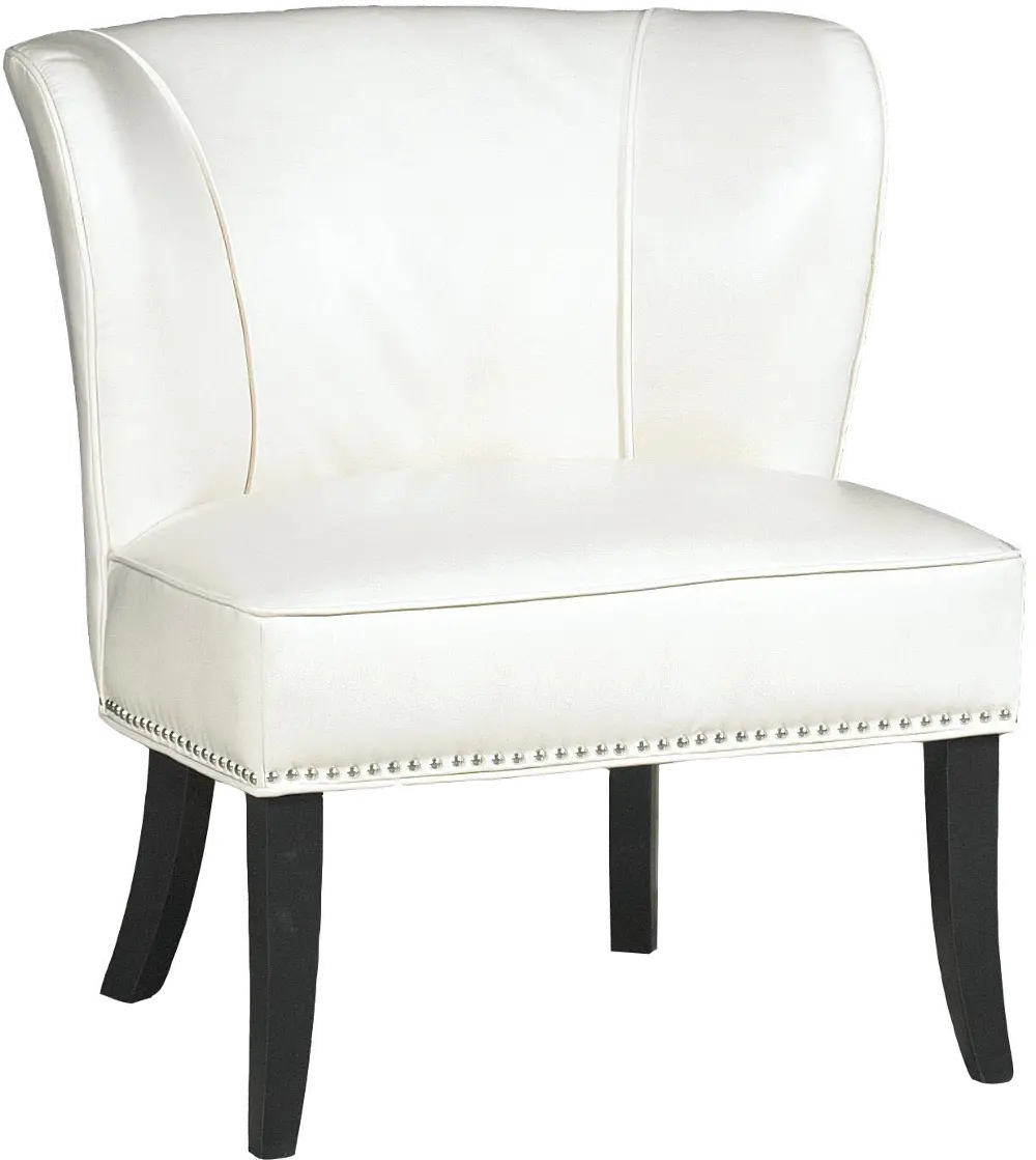 Off-White Modern Accent Chair - Hilton-1