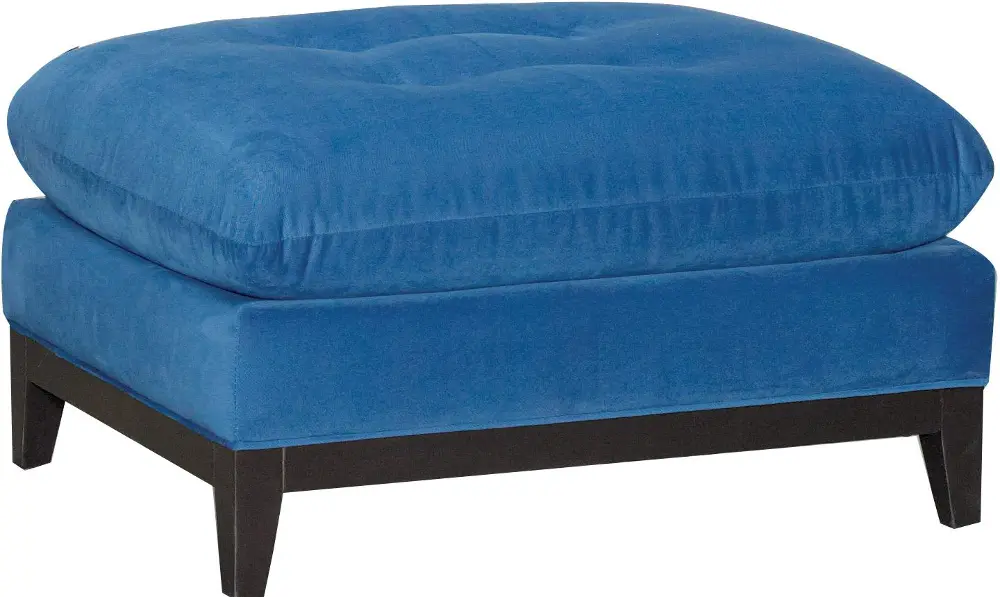 299-02 Tobias 36 Inch Blue Upholstered Ottoman-1