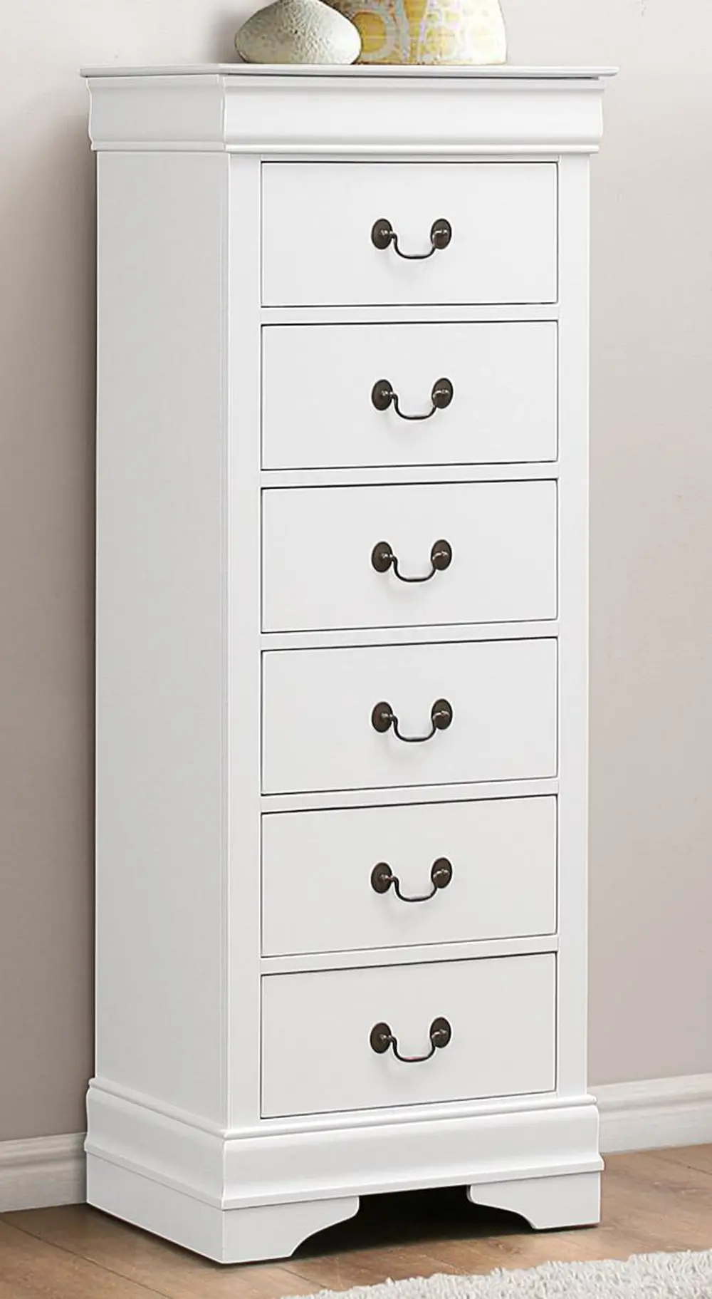 Mayville White Lingerie Chest of Drawers-1