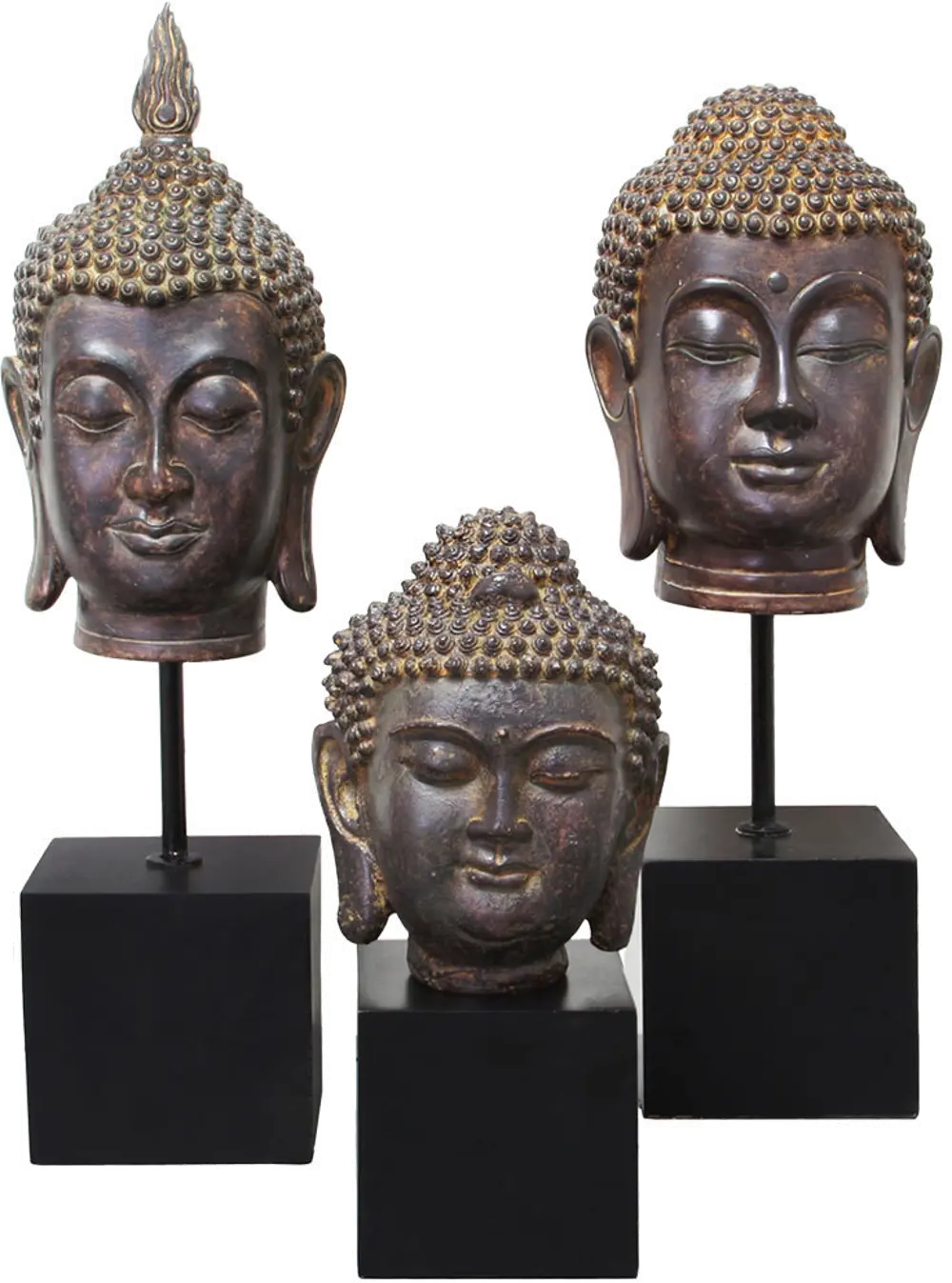 Assorted Buddha Head Statue-1