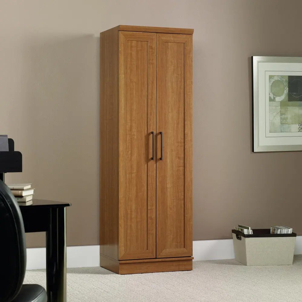 Sienna Oak Storage Cabinet - Home Plus -1