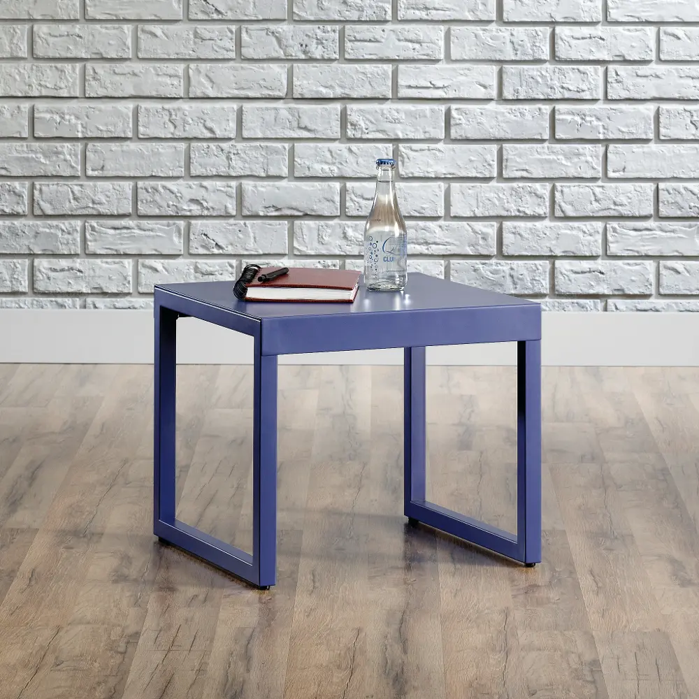 Berry Blue Accent Table - Square 1 -1