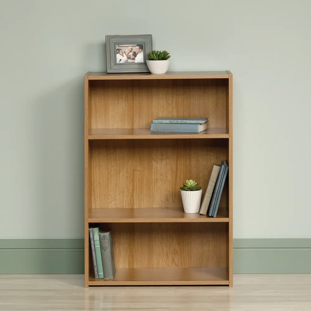 Oak 3-Shelf Bookcase - Beginnings -1