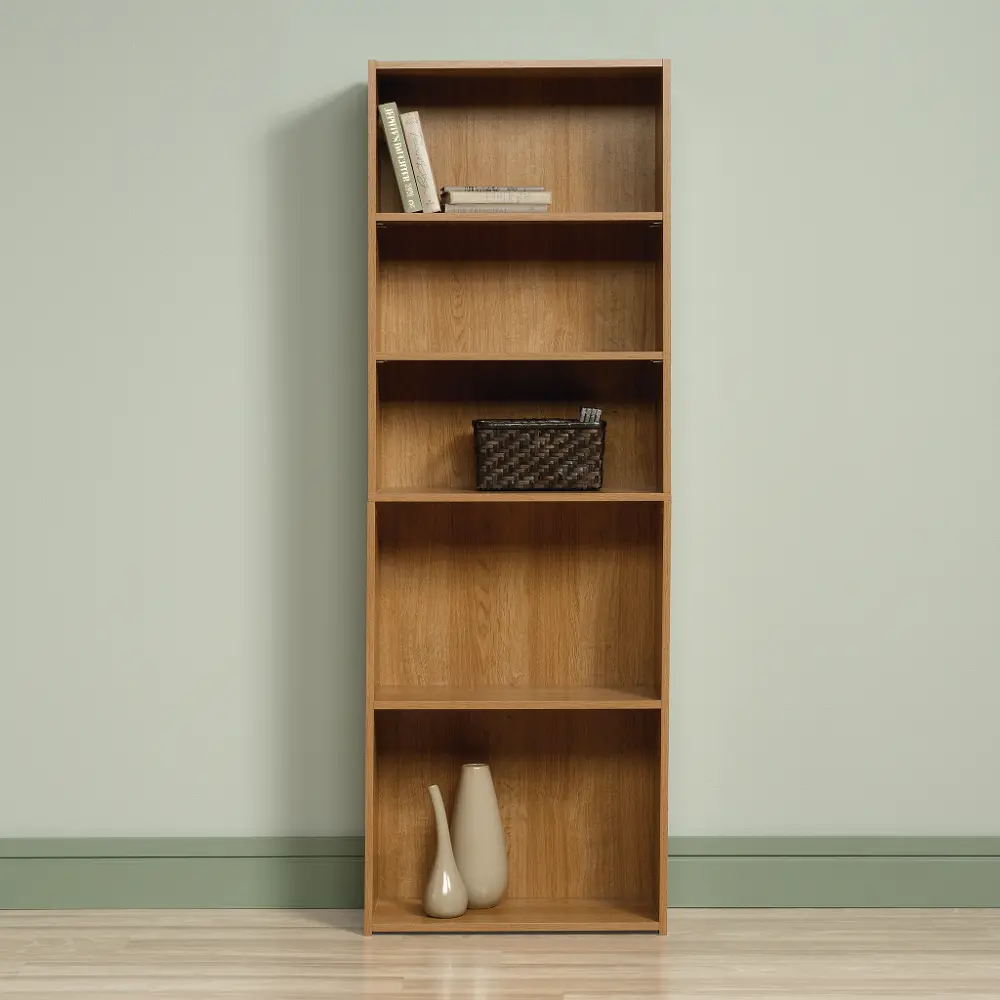 Oak 5-Shelf Bookcase - Beginnings -1