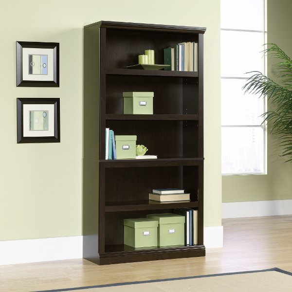 Jamocha 5 Shelf Bookcase