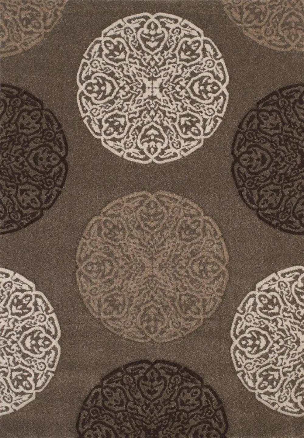 8 x 11 Large Brown Area Rug - Townshend-1