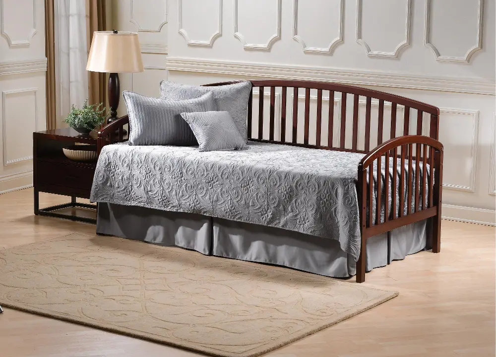 Cherry Twin Daybed with Pop-Up Trundle - Carolina -1