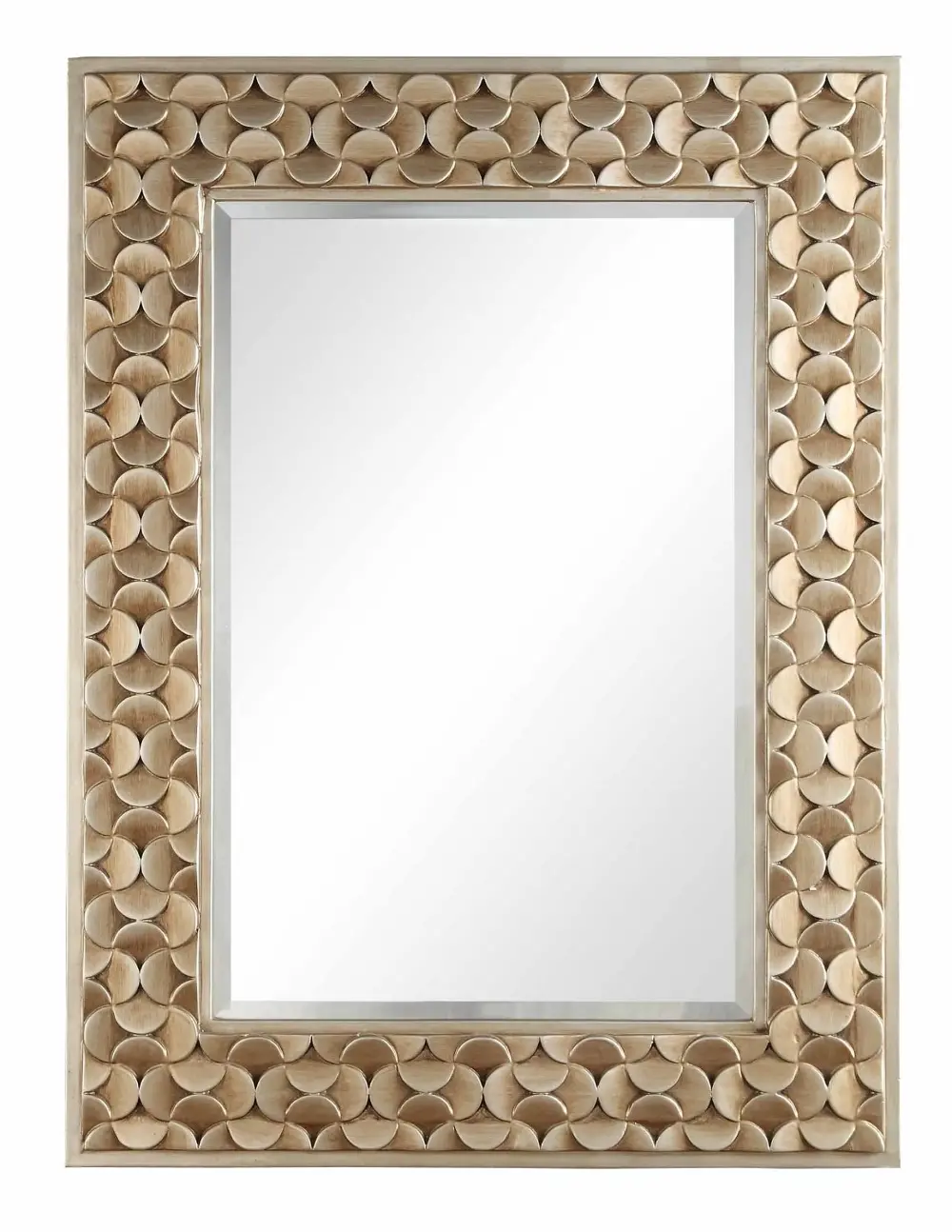 Champagne 3D Accented Wall Mirror-1