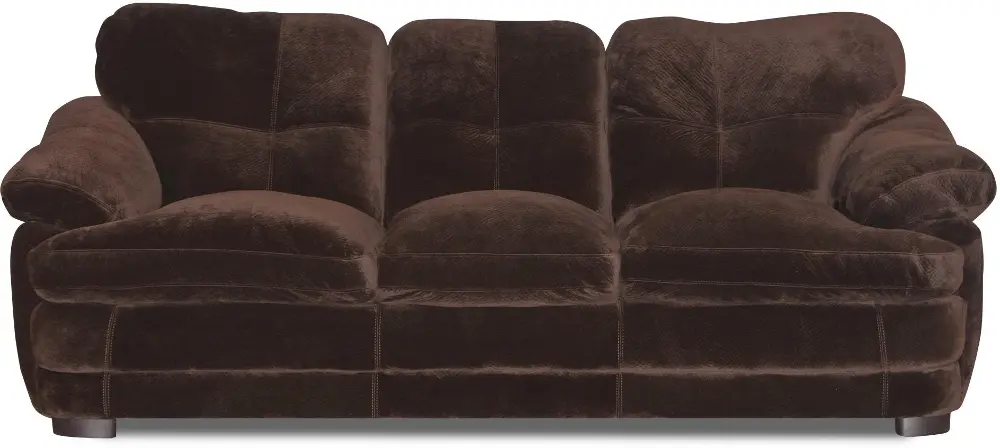 Casual Contemporary Chocolate Brown Sofa - Boston-1