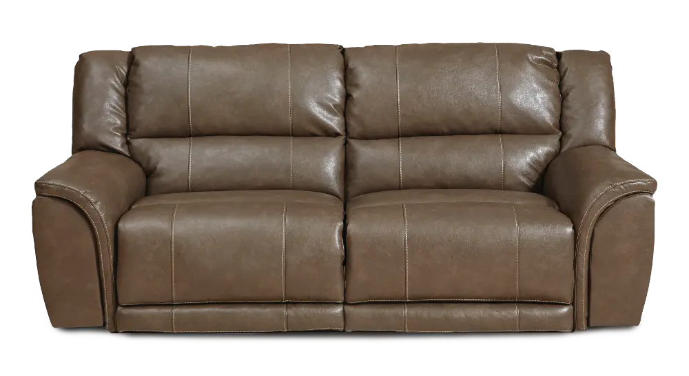  Smoke Performance Fabric Power Reclining Sofa - Carmine Collection-1