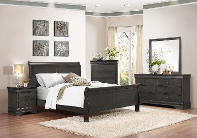 Slate Gray 4 Piece Queen Bedroom Set Mayville Rc Willey Slate Gray 4 Piece Queen Bedroom Set, California King Mattress Bedroom Set
