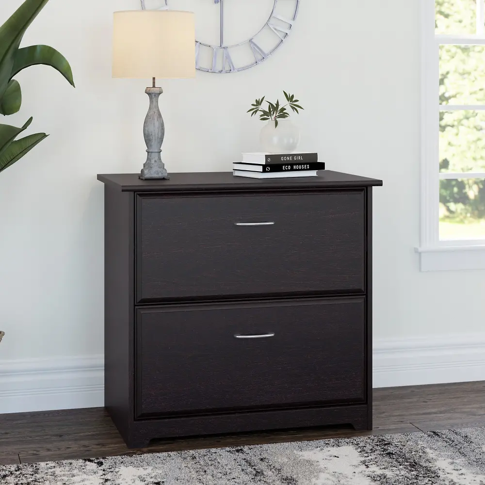 WC31880-03 Cabot Espresso Oak 2 Drawer Lateral File Cabinet - Bush Furniture-1